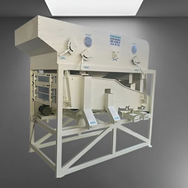Wheat grading machine used for separating wheat grains by size in grain processing plant